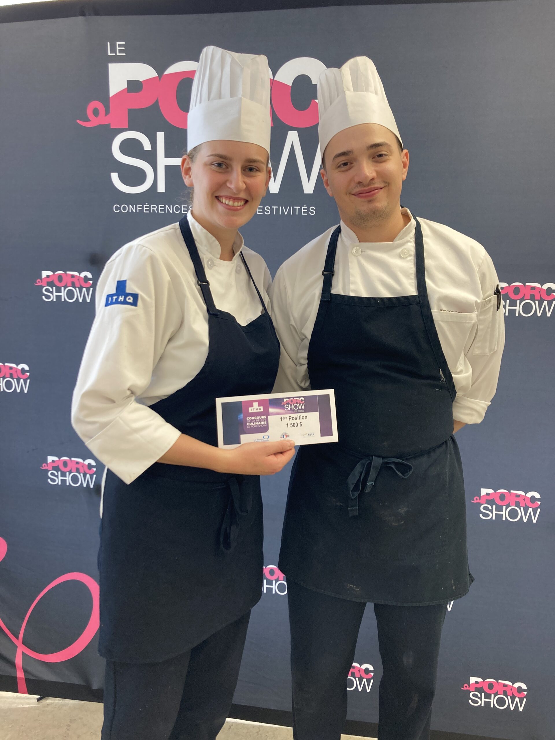 Gagnants du concours de la relève culinaire Le Porc Show 2022
